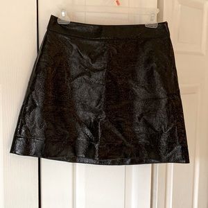 Michael Kors pleather mini skirt